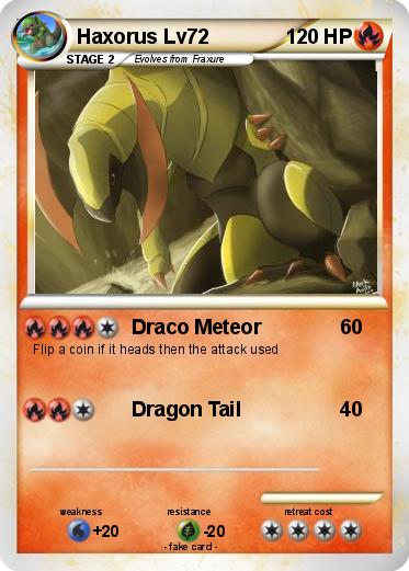 Pokemon Haxorus Lv72