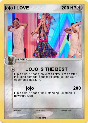 Pokemon jojo I LOVE