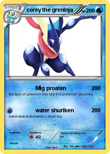 Pokemon corey the greninja