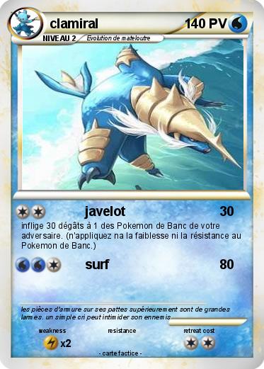 Pokemon clamiral