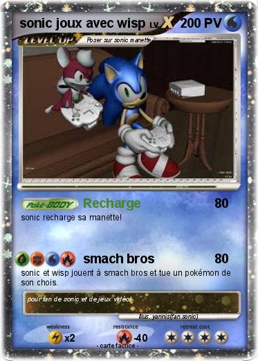 Pokemon sonic joux avec wisp