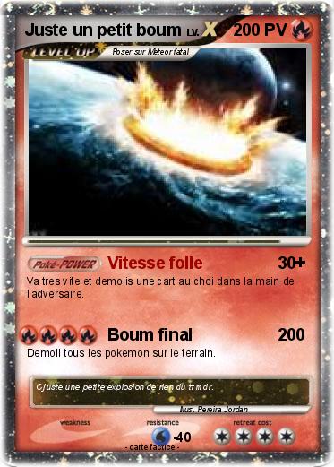 Pokemon Juste un petit boum