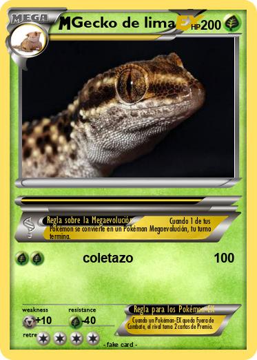 Pokemon Gecko de lima