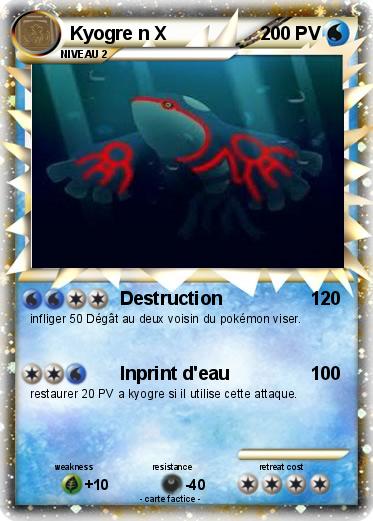 Pokemon Kyogre n X