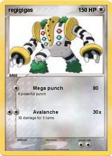 Pokemon regigigas