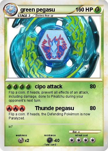 Pokemon green pegasu