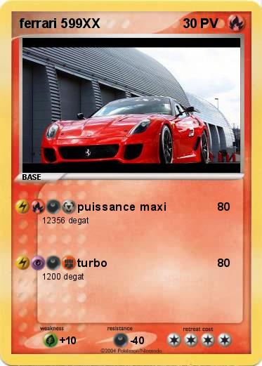 Pokemon ferrari 599XX