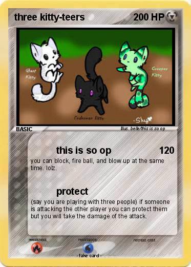 Pokemon three kitty-teers