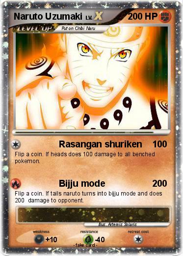 Pokemon Naruto Uzumaki