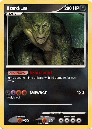Pokemon lizard
