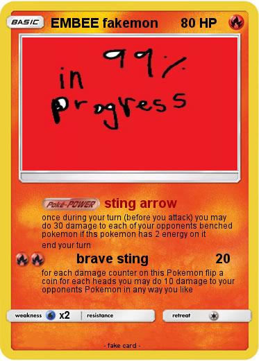 Pokemon EMBEE fakemon