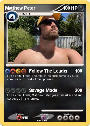 Pokemon Matthew Peter