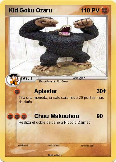 Pokemon Kid Goku Ozaru