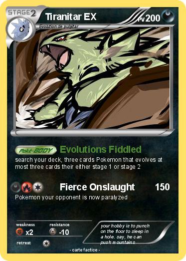 Pokemon Tiranitar EX