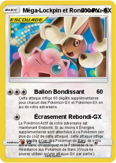 Pokemon Méga-Lockpin et Rondoudou-GX