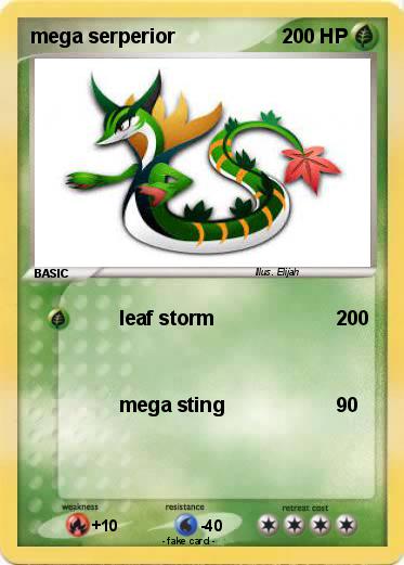 Pokemon mega serperior