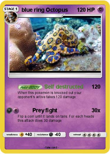 Pokemon blue ring Octopus