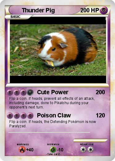 Pokemon Thunder Pig