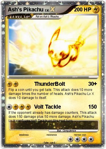 Pokemon Ash's Pikachu