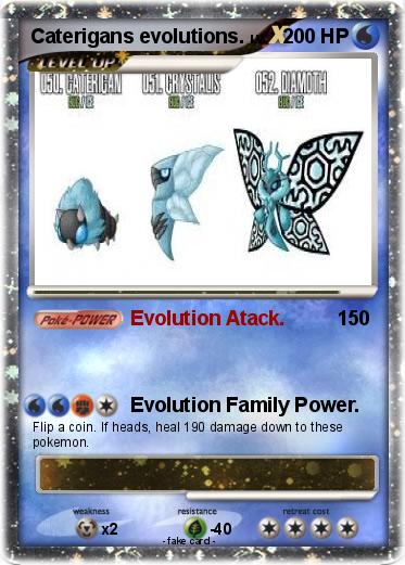 Pokemon Caterigans evolutions.