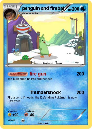 Pokemon penguin and firebat