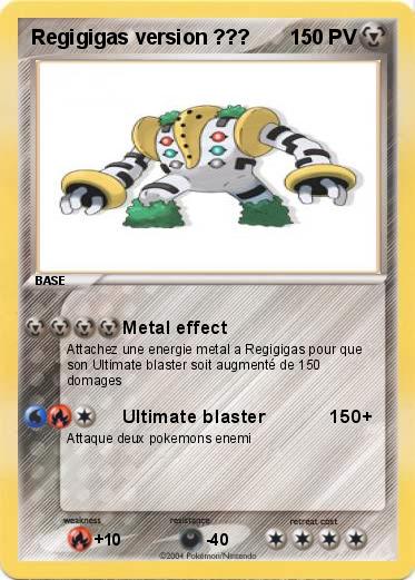 Pokemon Regigigas version ???