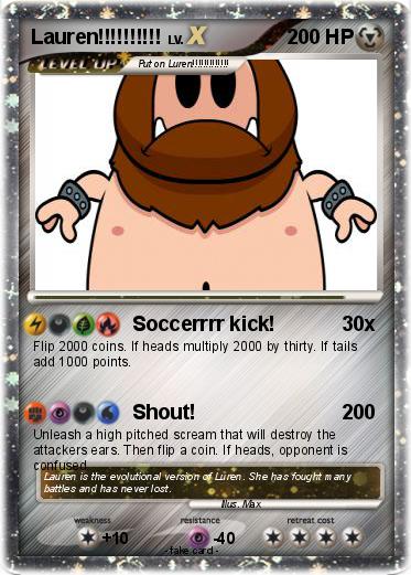 Pokemon Lauren!!!!!!!!!!