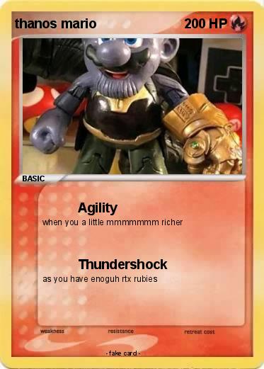 Pokemon thanos mario