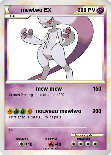 Pokemon mewtwo EX