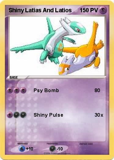 Pokemon Shiny Latias And Latios