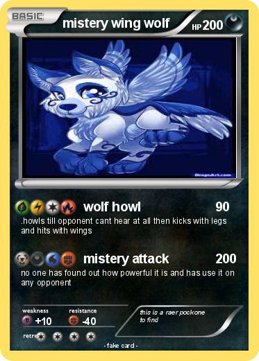 Pokemon mistery wing wolf
