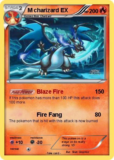 Pokemon M charizard EX
