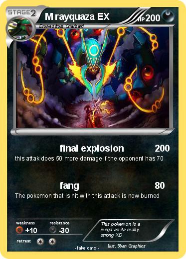 Pokemon M rayquaza EX