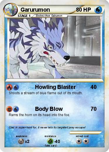 Pokemon Garurumon