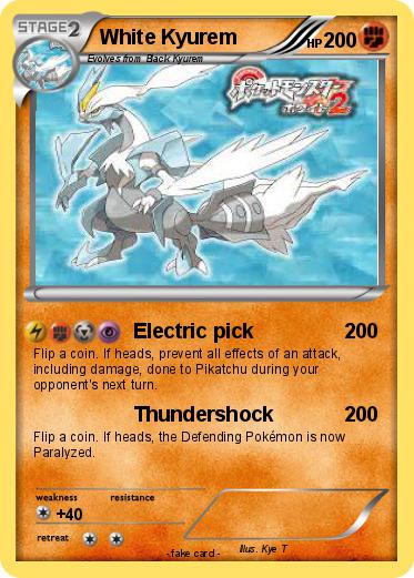 Pokemon White Kyurem