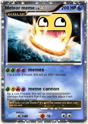Pokemon Meteor meme