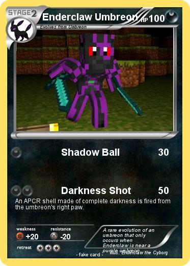 Pokemon Enderclaw Umbreon