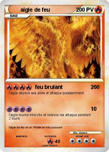 Pokemon aigle de feu