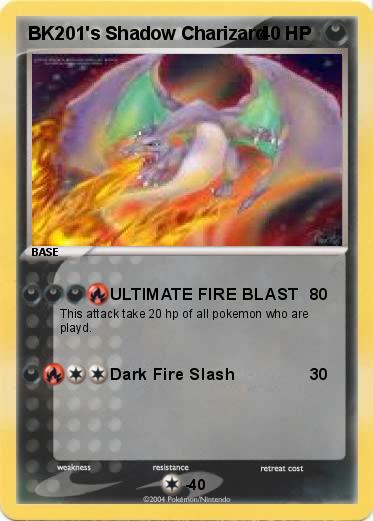 Pokemon BK201's Shadow Charizard