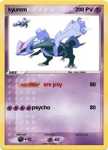 Pokemon kyurem