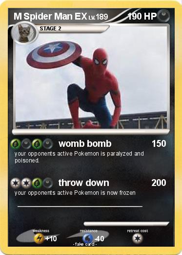 Pokemon M Spider Man EX
