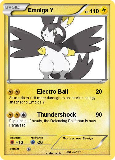 Pokemon Emolga Y