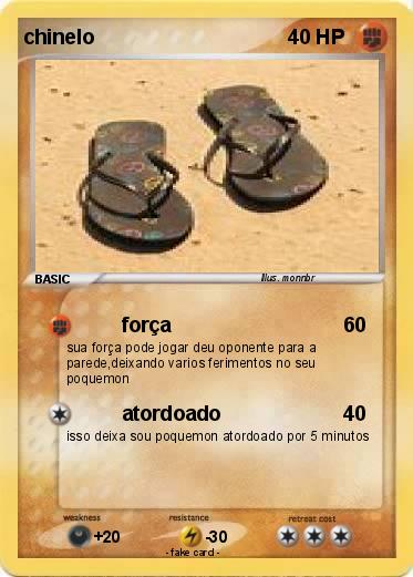 Pokemon chinelo