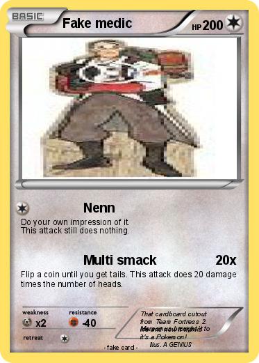 Pokemon Fake medic