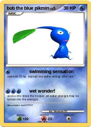 Pokemon bob the blue pikmin