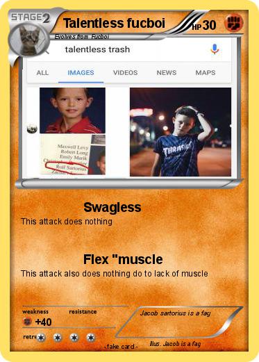 Pokemon Talentless fucboi