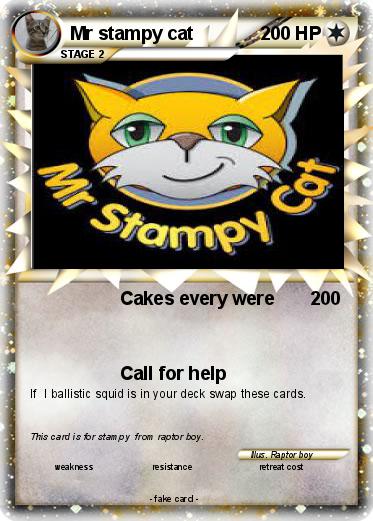 Pokemon Mr stampy cat