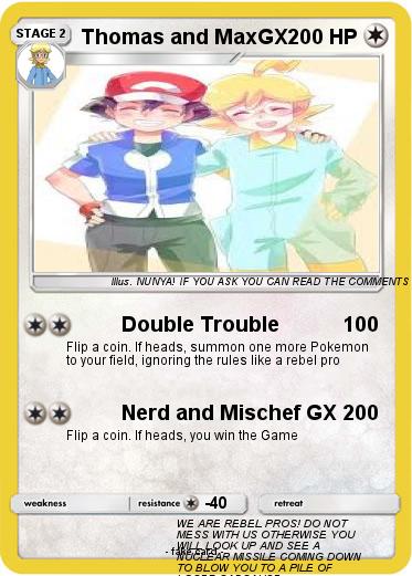 Pokemon Thomas and MaxGX