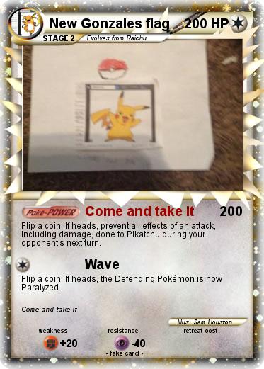 Pokemon New Gonzales flag