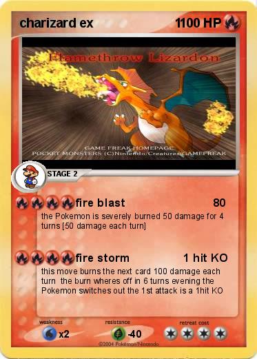 Pokemon charizard ex                       1
